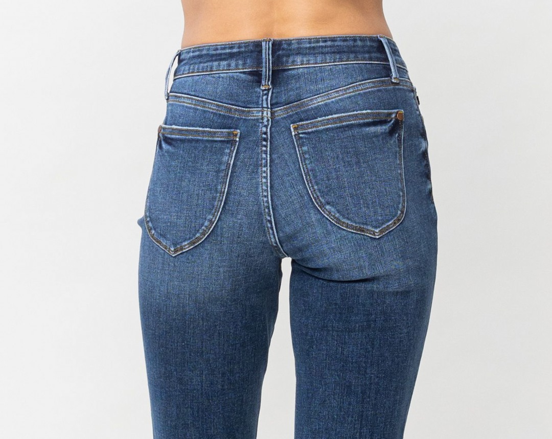 You Take Me Higher High Waist Judy Blue Slim Fit Jeans