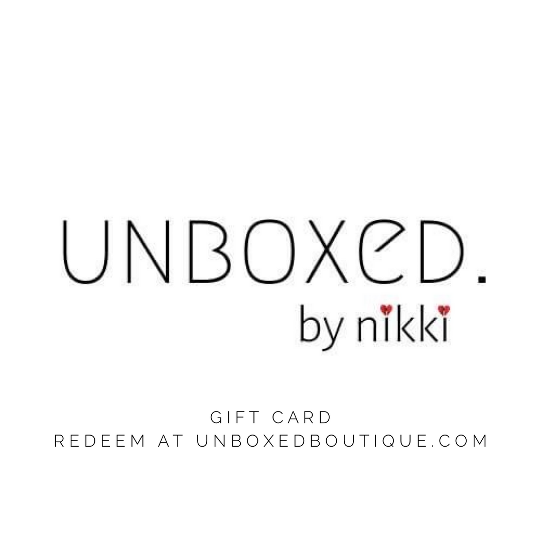 unboxed gift card