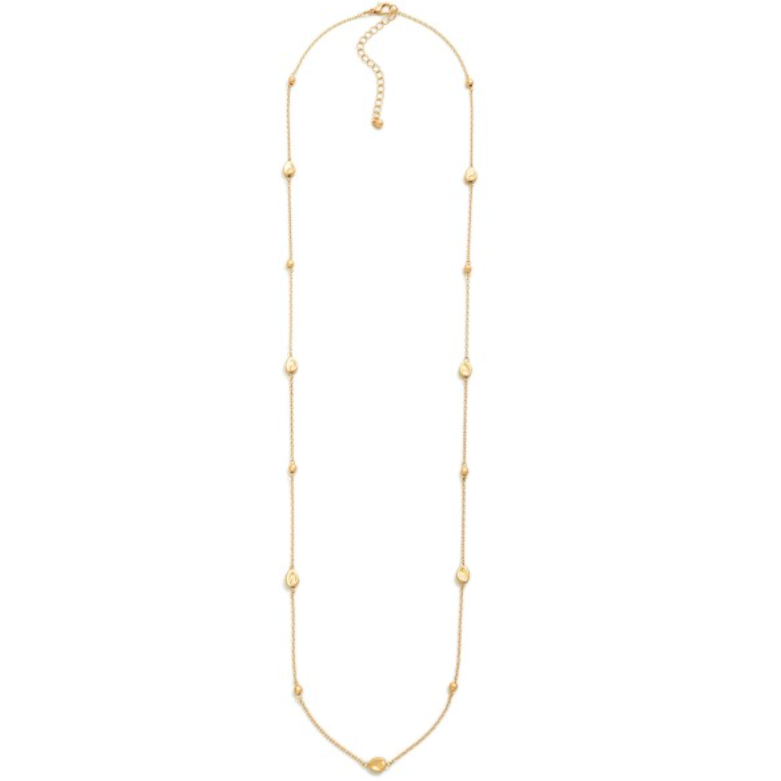 Oh So Dainty Long Necklace in Gold