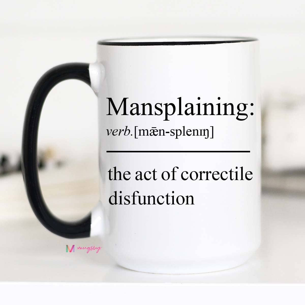 Mansplaining Coffee Mug