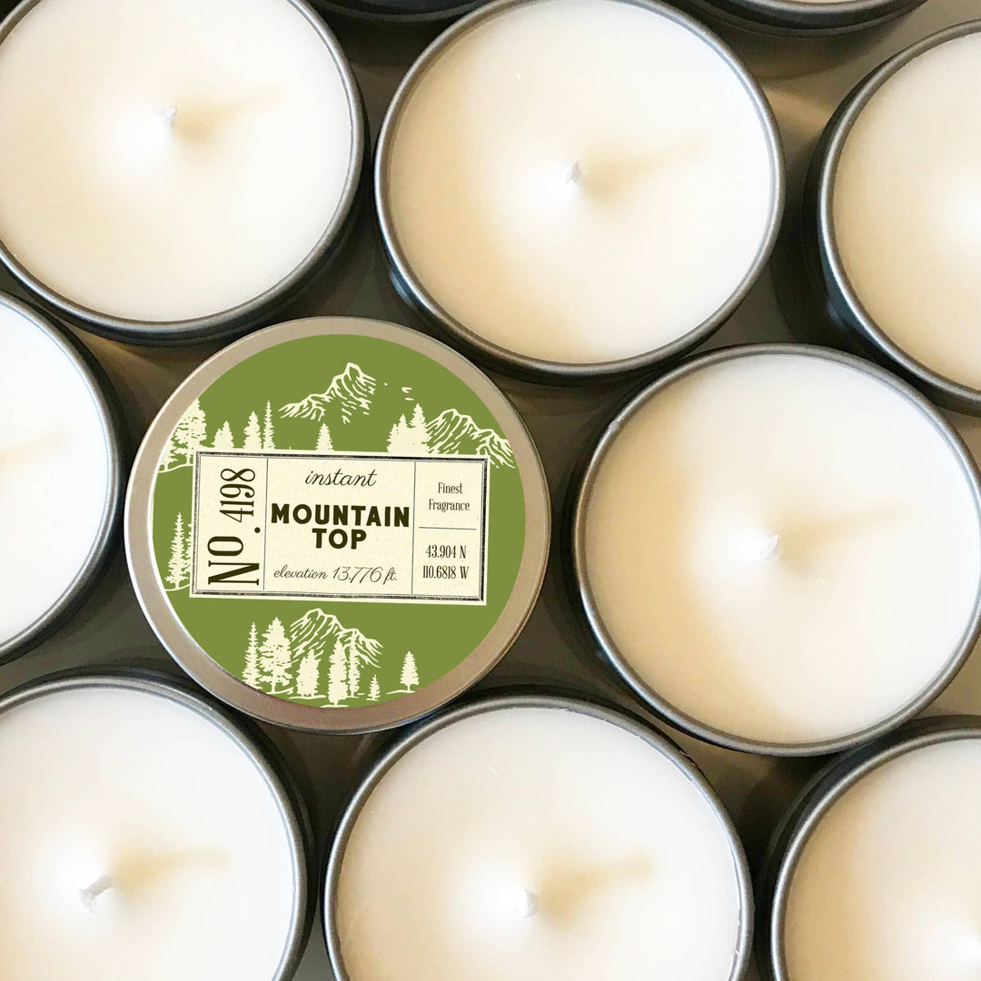 Instant Mountaintop Scented Candle Tin