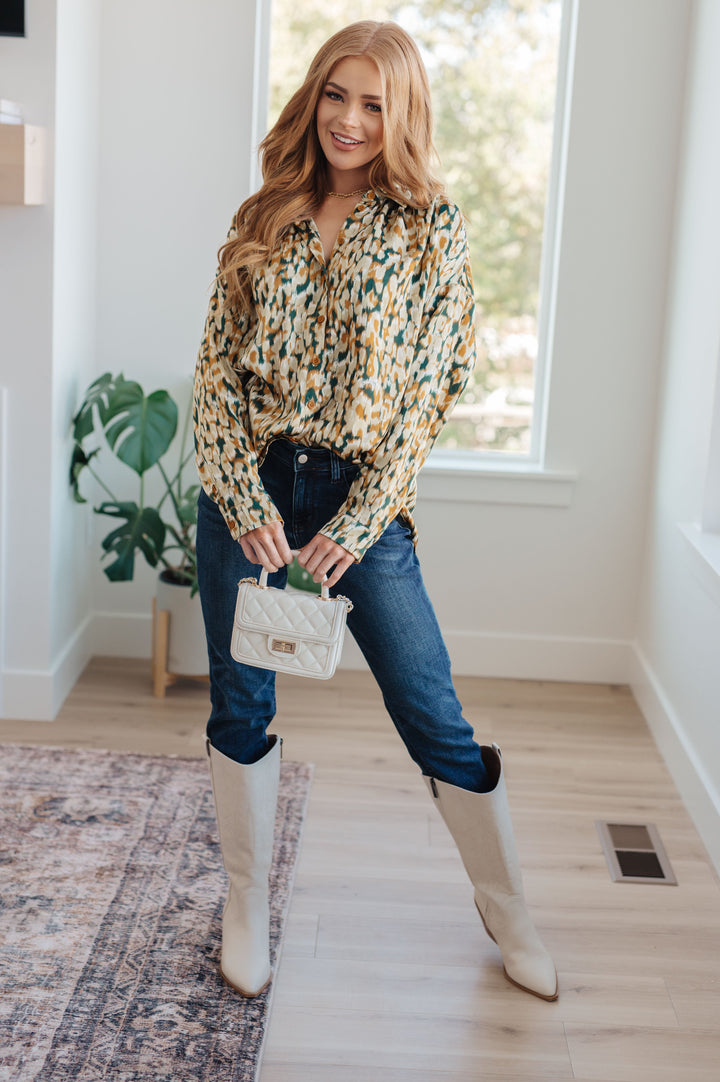 In the Willows Button Up Blouse