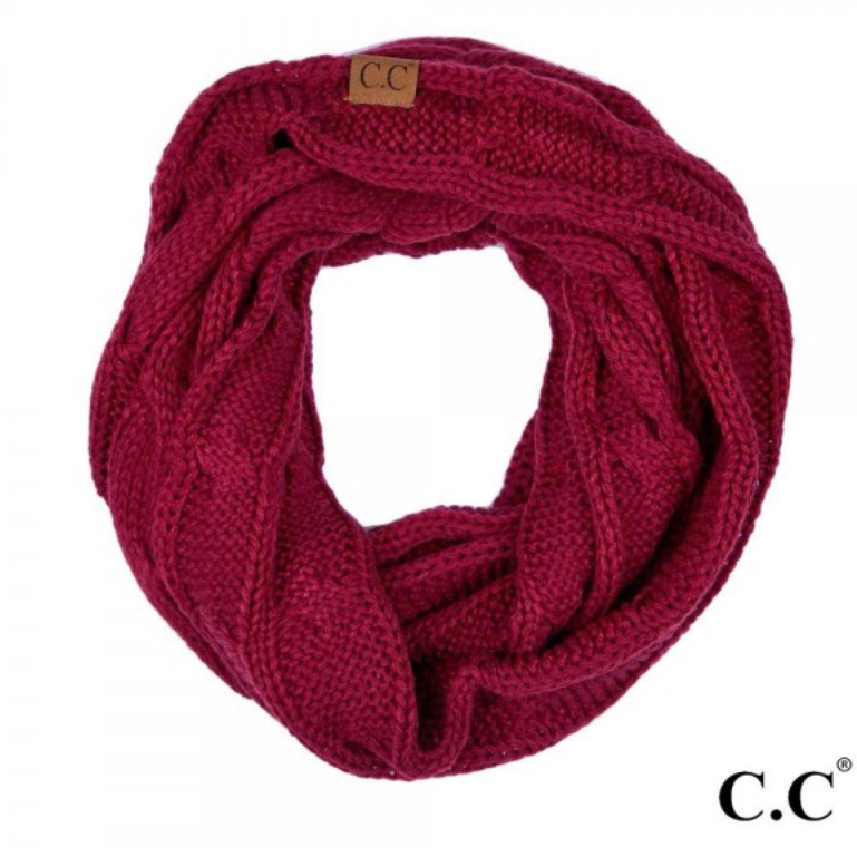 Infinity Scarf - Red