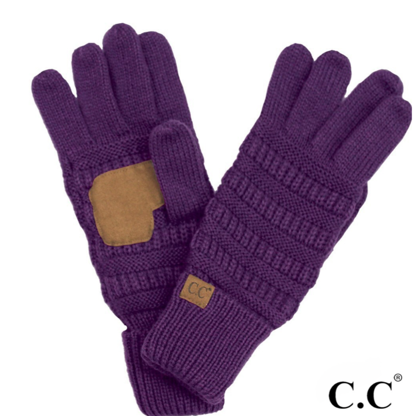 The Right Stuff Smart Touch Gloves - Purple