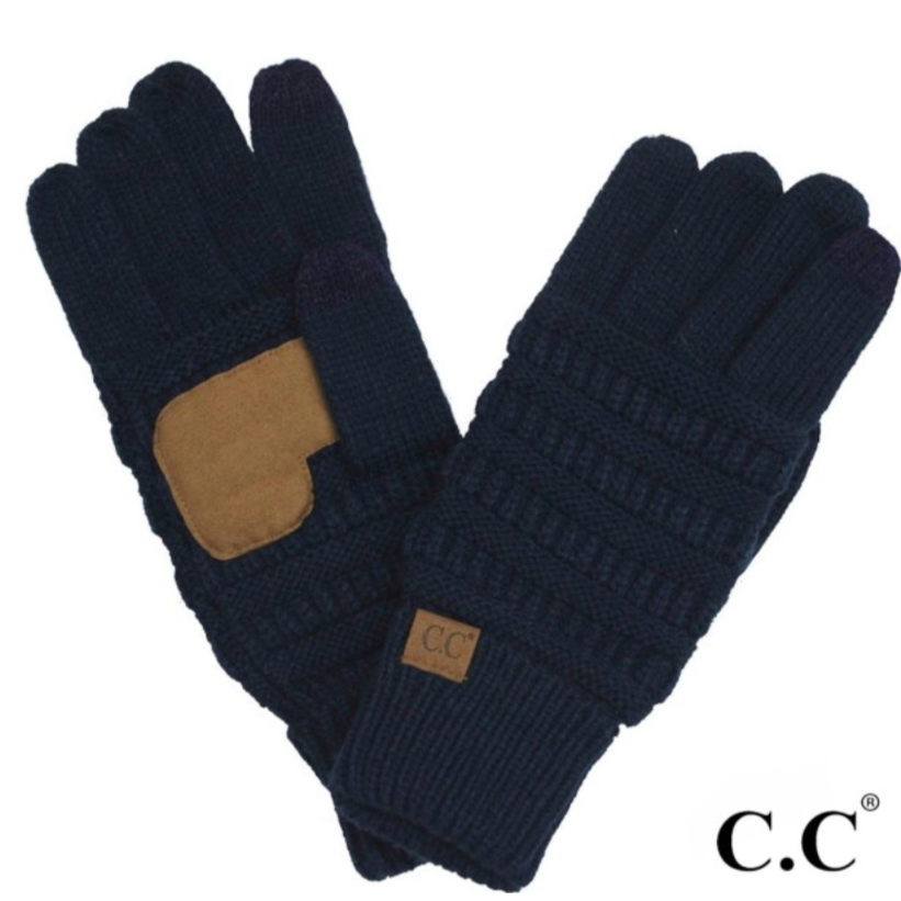 The Right Stuff Smart Touch Gloves - Navy