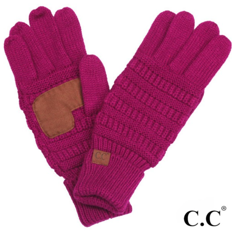 The Right Stuff Smart Touch Gloves - Hot Pink