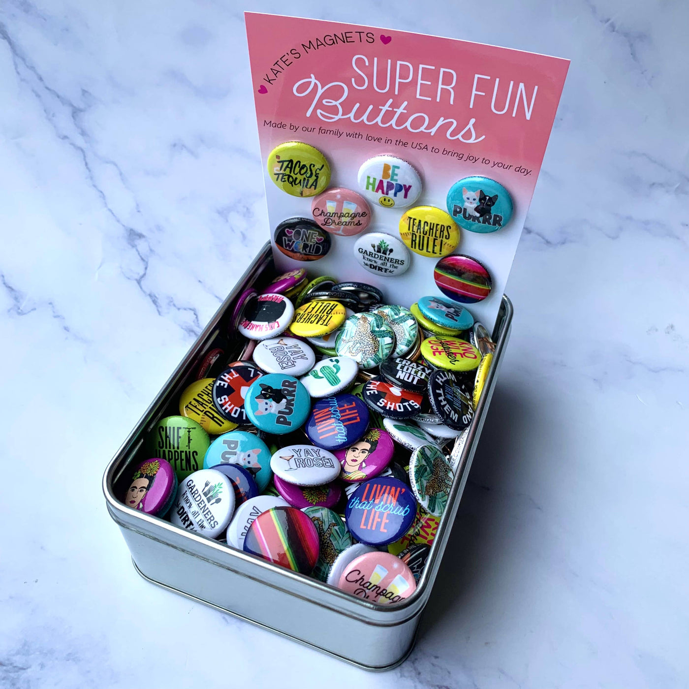 Assorted 1" Buttons