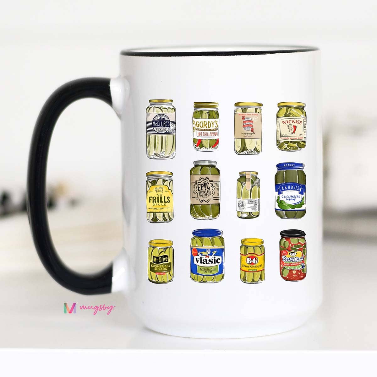 Pickle Jars Coffee Mug, Pickle Trend - 15 oz
